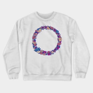 Ring of flowers Crewneck Sweatshirt